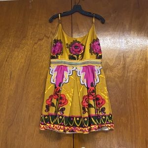 Anna Sui Floral Dress Size 8
